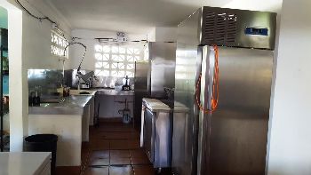 Vue du restaurant de la c�te Pacifique, Costa Rica