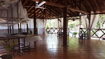 Vue du restaurant de la c�te Pacifique, Costa Rica