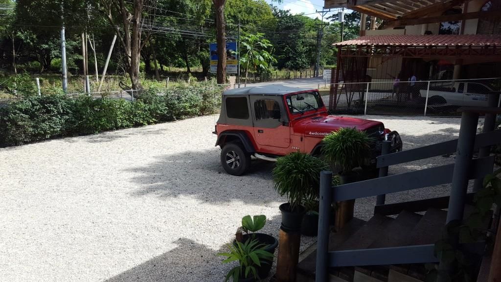 Vue du restaurant de la c�te Pacifique, Costa Rica