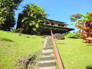 Vue du restaurant de la cote pacifique sud du Costa Rica