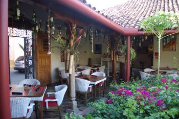 Vue du restaurant de Granada, Nicaragua.
