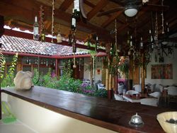 Vue du restaurant de Granada, Nicaragua