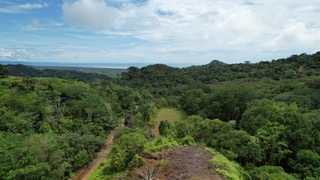 Vue du terrain d'Ojochal, Costa Rica