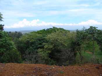 Vue du terrain de Ciudad Colon, Costa Rica