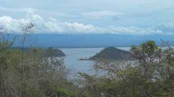 Vue du terrain de Playa Naranjo, Costa Rica