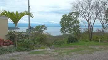 Vue du terrain de Playa Naranjo, Costa Rica