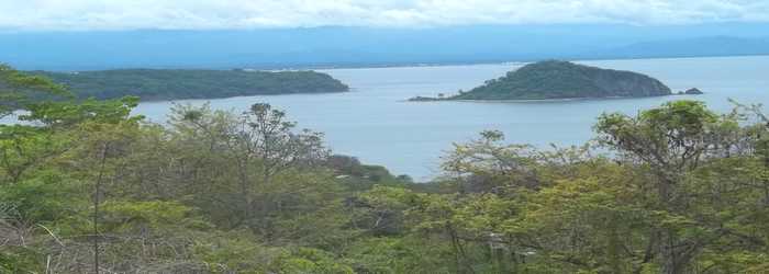 Vue du terrain de Playa Naranjo, Costa Rica
