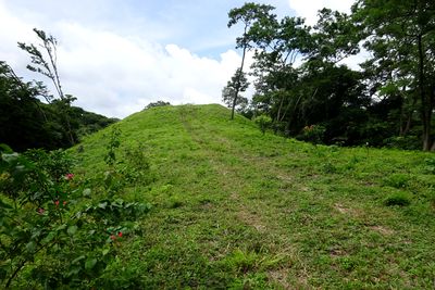 Vue du terrain de Samara, Costa Rica