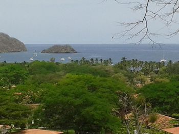 Vue du terrain de Playa del Coco, Costa Rica