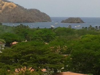 Vue du terrain de Playa del Coco, Costa Rica