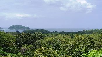 Vue du terrain de playa potrero, costa rica