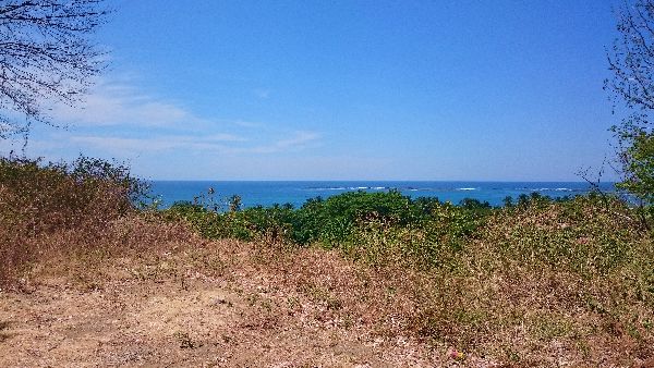 Vue du terrain de Samara, Costa Rica
