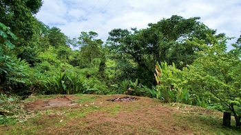 Vue du terrain d'Ojochal, Cota Rica