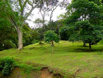 Vue du terrain de Santa Ana, Costa Rica