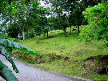Vue du terrain de Santa Ana, Costa Rica