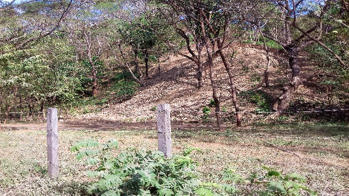 Vue du terrain de Samara, Costa Rica