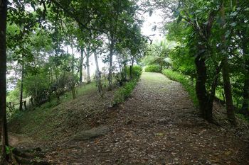 Vue du terrain de Palmar, Costa Rica