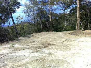 Vue du terrain de Playa Potrero, Costa Rica
