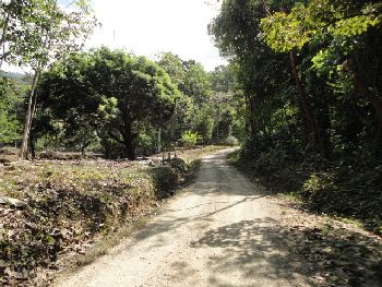 Vue du terrain d'Ojochal, Costa Rica