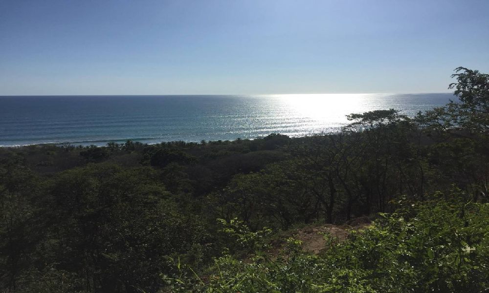 Vue du terrain de Santa Teresa, Costa Rica