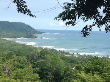 Vue du terrain de Santa Teresa, Costa Rica