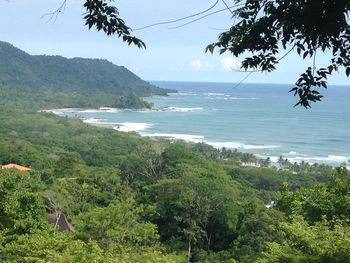 Vue du terrain de Santa Teresa, Costa Rica