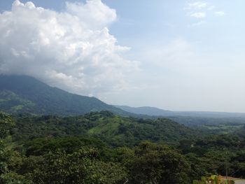 Vue du terrain de Santa Teresa, Costa Rica