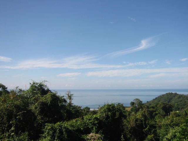 vue de la baie de San Miguel Costa Rica