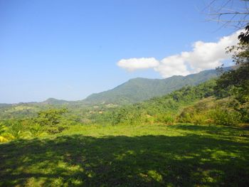 Vue du terrain d'Ojochal, Costa Rica