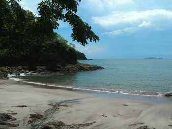 Vue du terrain de Playa Flamingo, Costa Rica