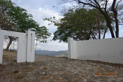 Vue du terrain d'Estrada, Costa Rica