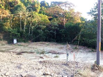 Vue des terrains de Santa Teresa, Costa Rica