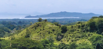 Vue de la finca de Jicaral, Costa Rica