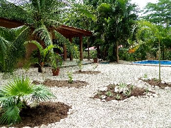 Vue de la maison de Samara, Costa Rica