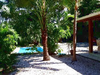 Vue de la maison de Samara, Costa Rica