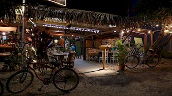 Vue du restaurant de la cote pacifique, costa rica