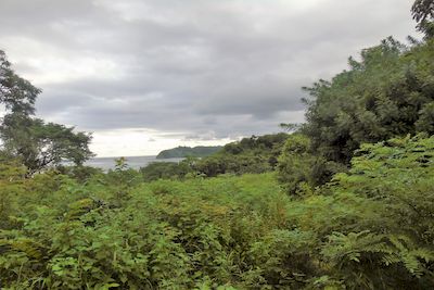 Vue du terrain de Samara, Costa Rica