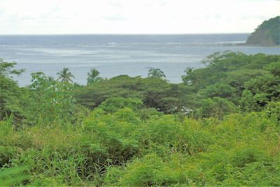 Vue du terrain de Samara, Costa Rica